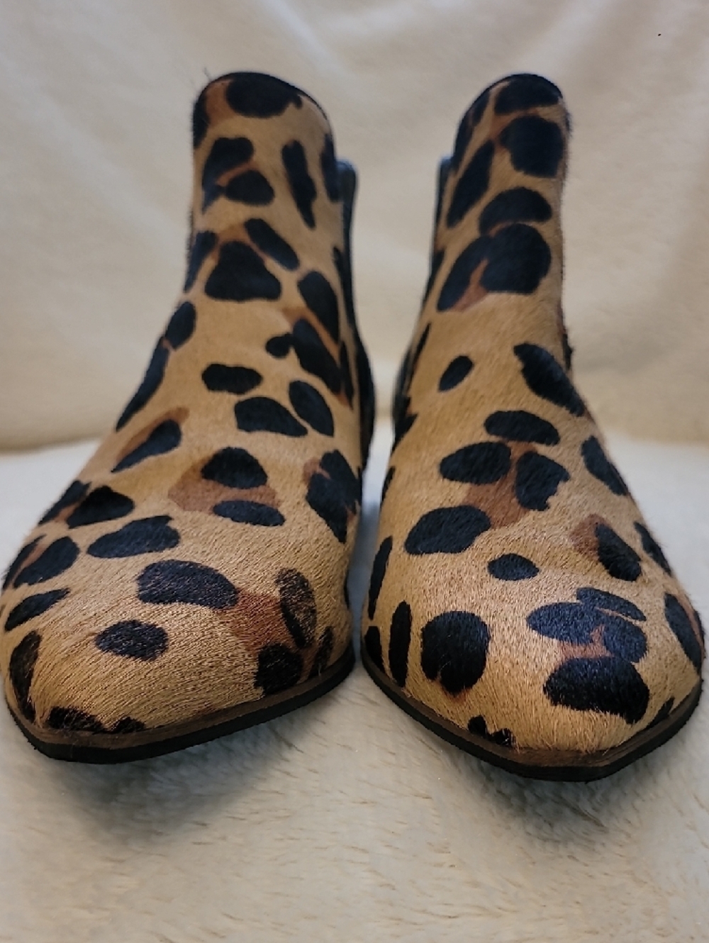 Cole Haan Leopard Print Chelsea Ankle Boots in Tan and Black - Picture 5 of 8